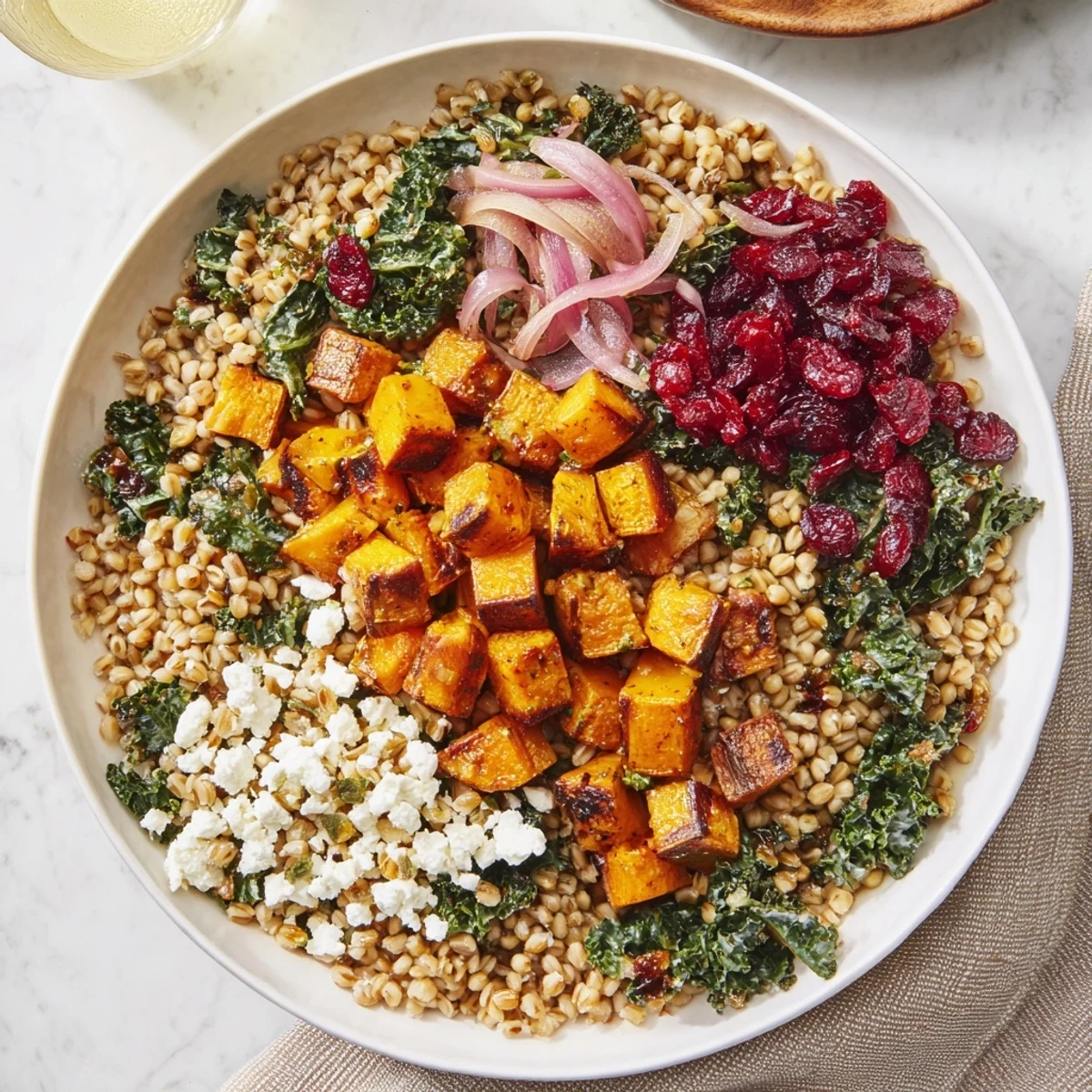 Harvest Grain Bowl Pumpkin Kale