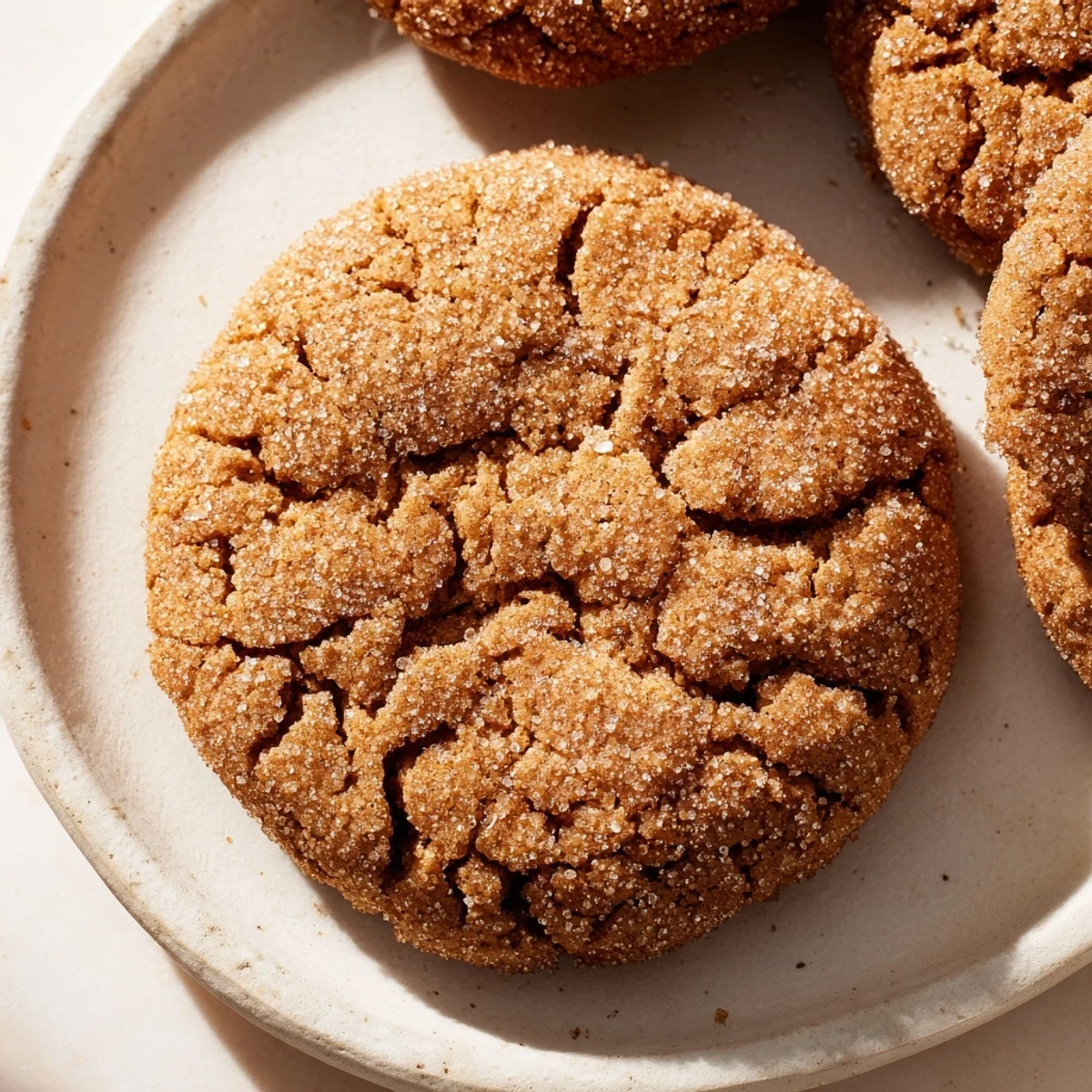 Soft-Baked Ginger Molasses Cookies