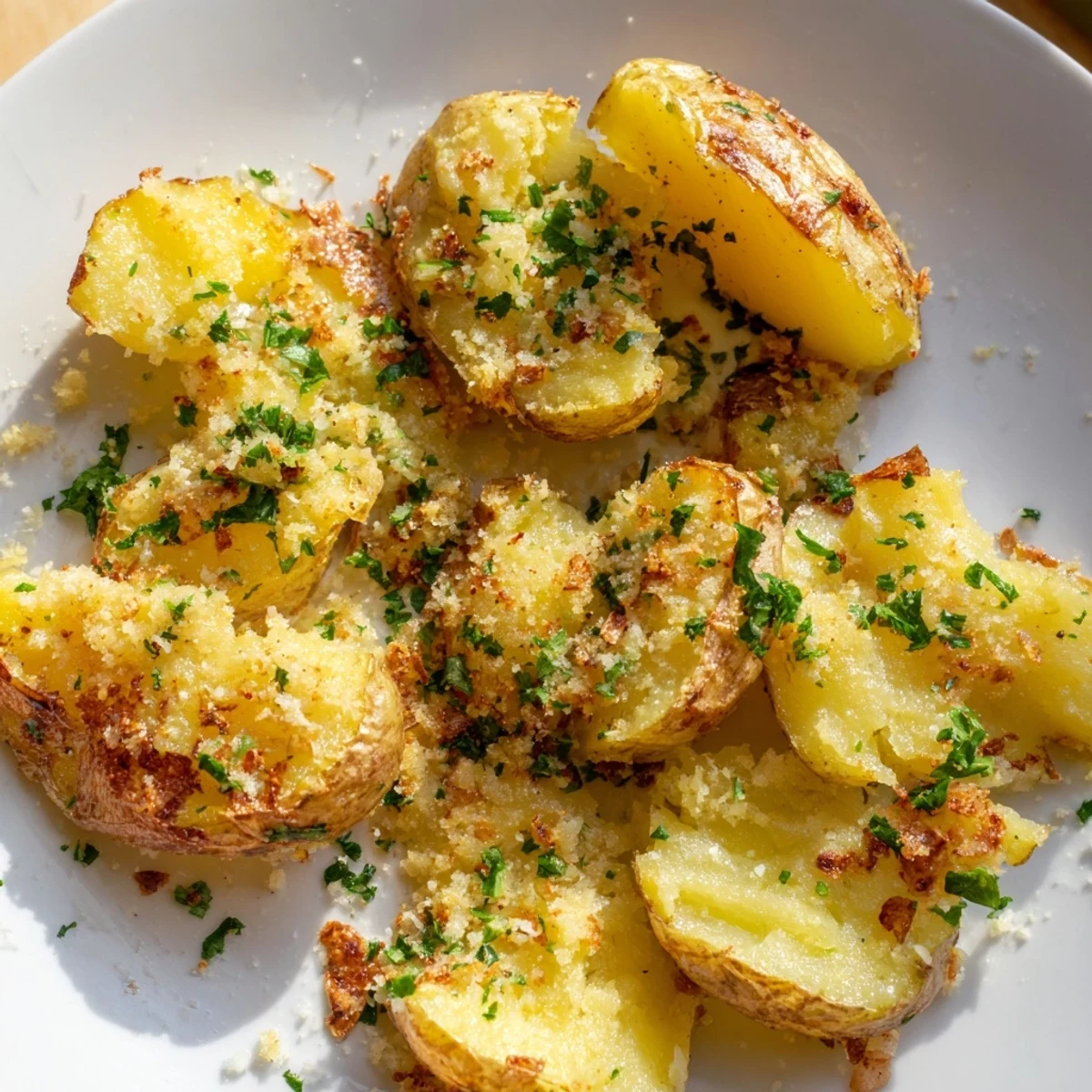 Garlic Parmesan Ultra-Crispy Potatoes