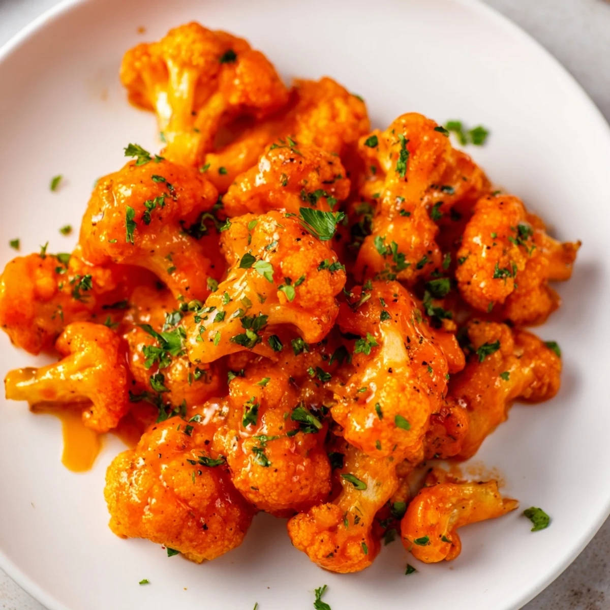 Buffalo Cauliflower Bites