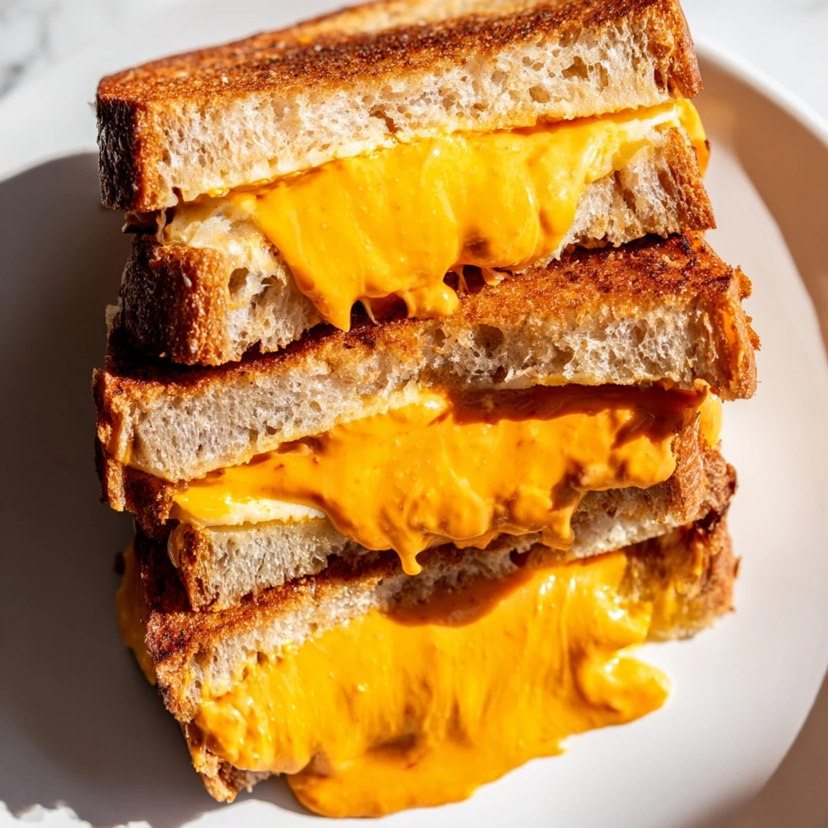 Spiked Grilled Cheese Sriracha