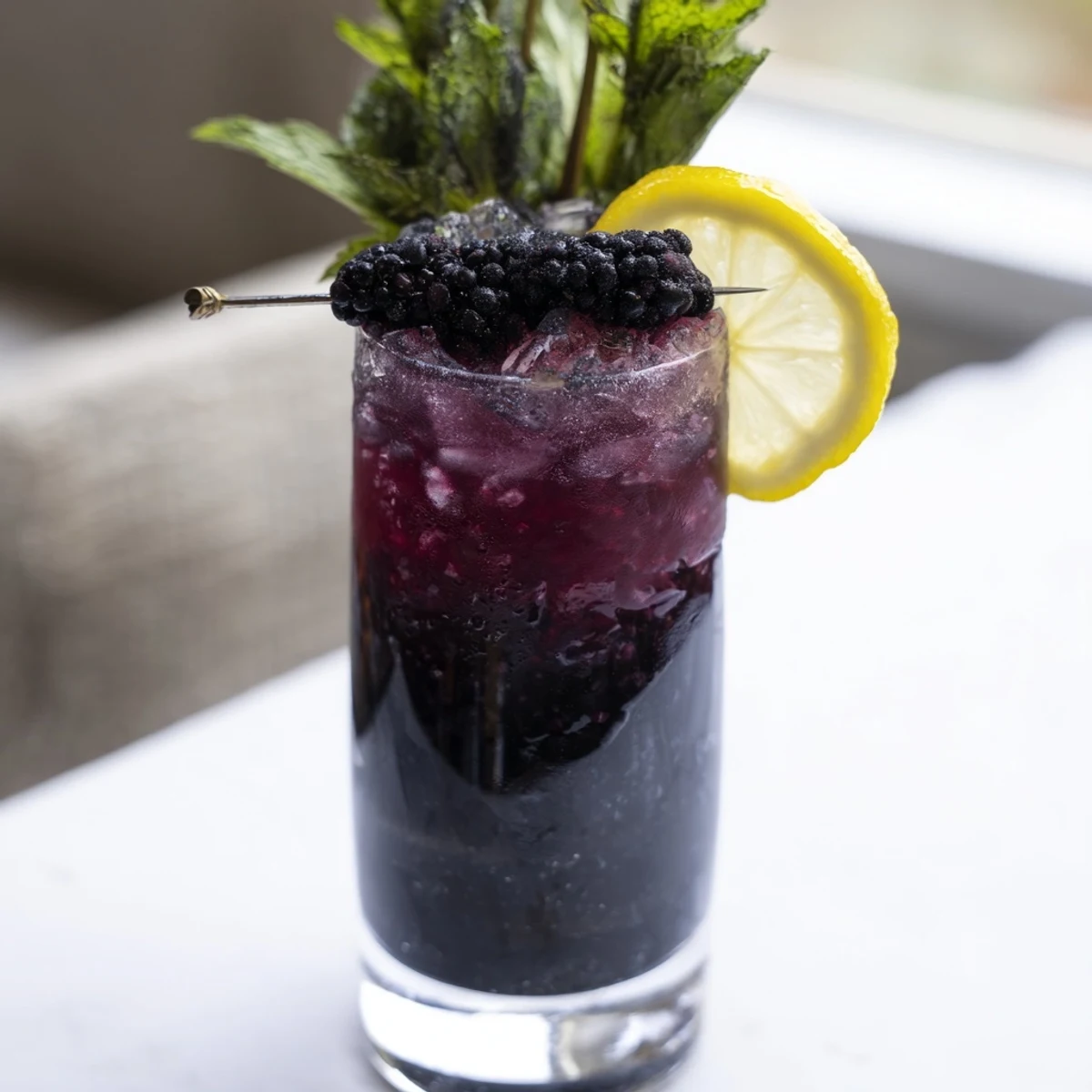 Dark Matter layered beverage