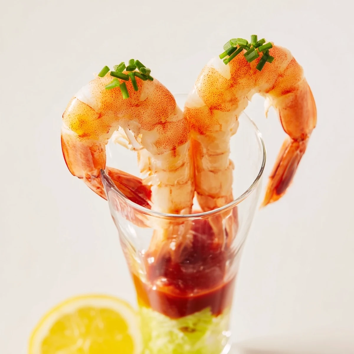 Enjoy the classic flavors of Retro Prawn Cocktail Shooters, showcasing plump prawns in a delicious, easy-to-make sauce.
