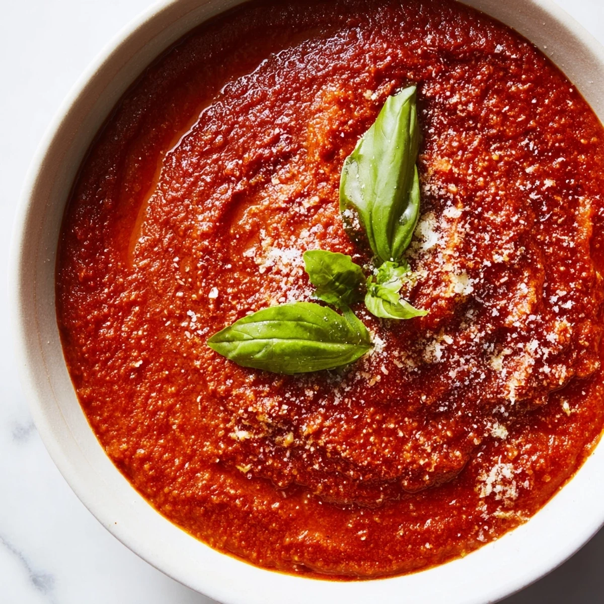 A smooth, rich tomato sauce hiding carrots and spinach, perfect for serving over steaming fettuccine for a healthy family meal.