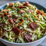 German Cabbage Coleslaw With Ham