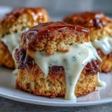 Dandelion Honey Scones Clotted Cream