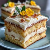 Moist yellow and white Gemini cake, perfect for a festive celebration dessert.