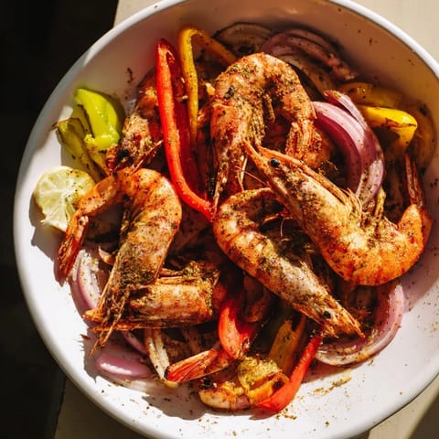Easy Sheet Pan Shrimp Fajitas #11