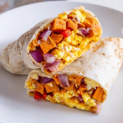 Sweet Potato Breakfast Burritos