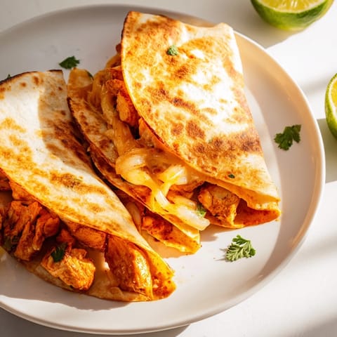 Butter Chicken Quesadillas