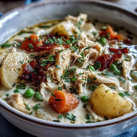Slow Cooker Chicken Pot Pie