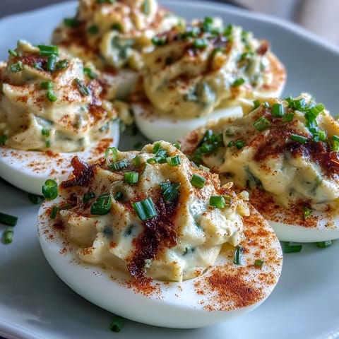 Classic Deviled Eggs Paprika Chives
