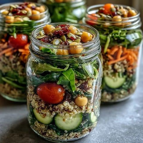 Healthy Mason Jar Salads