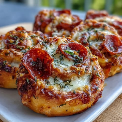 Crispy, golden pizza pinwheels with gooey mozzarella and zesty pepperoni, perfect for game day snacking.  