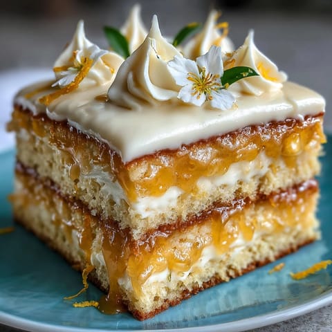 Gemini Cake: Swirled yellow and white batter creates a beautiful marbled effect.