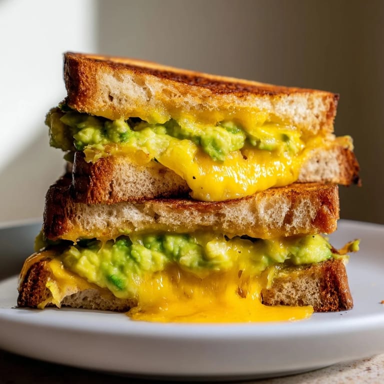 Enjoy this warm, melty Avocado Toast Grilled Cheese, perfect for a quick, comforting lunch or brunch.