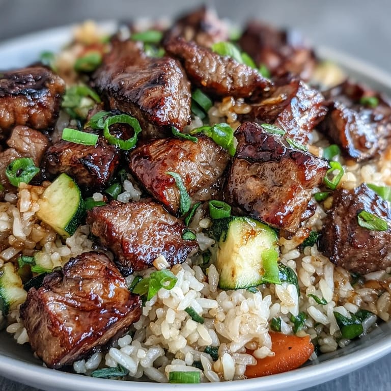 Delicious Easy Hibachi Steak stir-fried with tender rice, ready for weeknights.