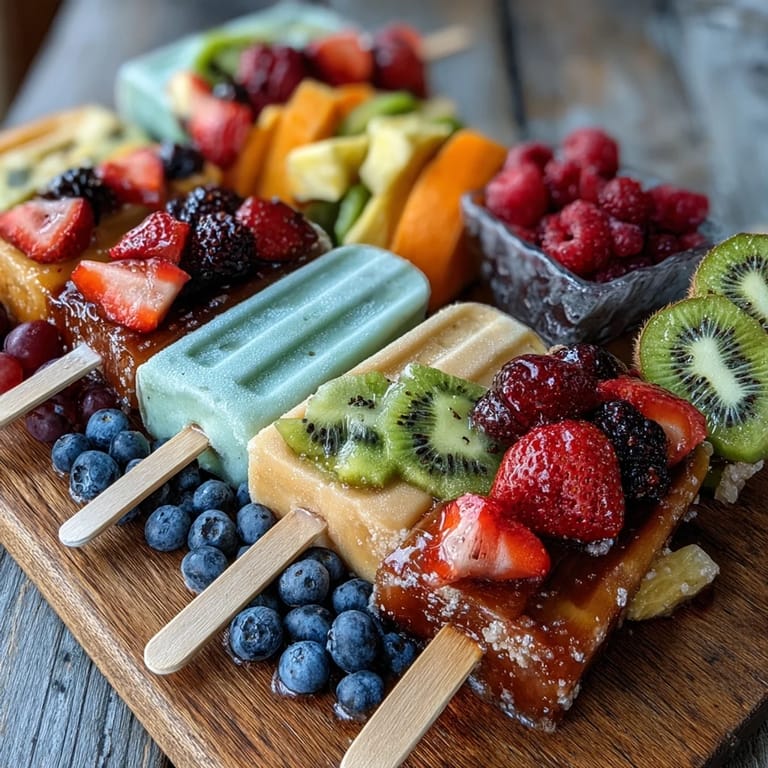 Fun Kid Lunch Bento Box with Fruit Skewers and Dip - Delightful bento box packed with fresh fruit skewers, creamy yogurt dip, and crunchy veggie sticks for a balanced, kid-approved meal.