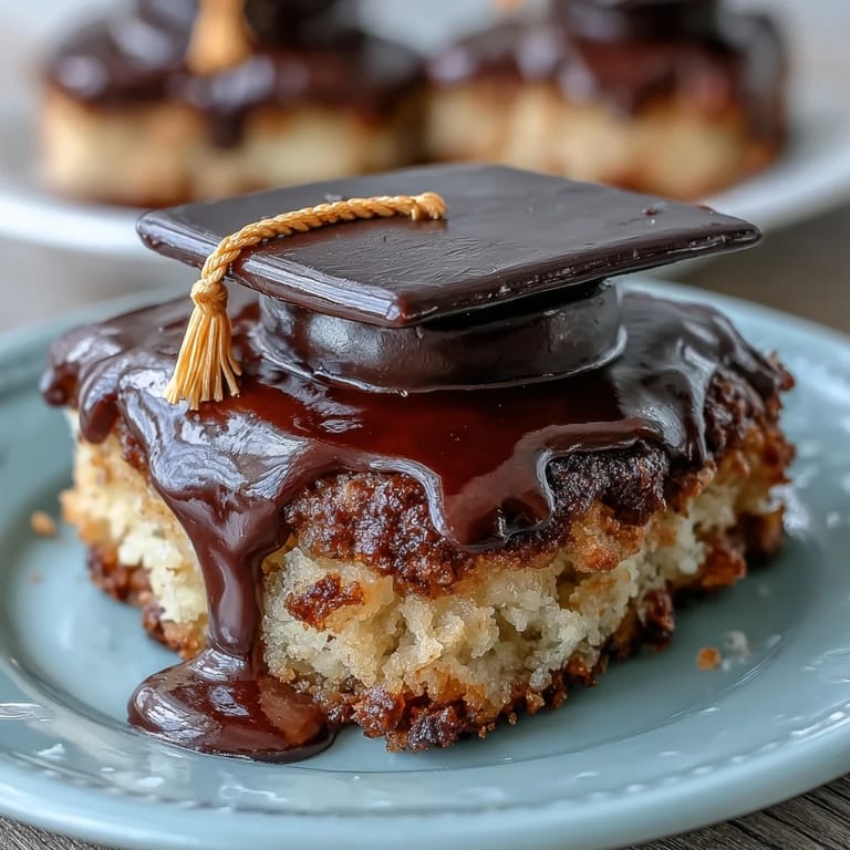 Adorable graduation cookies featuring fondant mortarboard toppers, ideal for dessert tables, parties, or as thoughtful edible gifts for graduates.