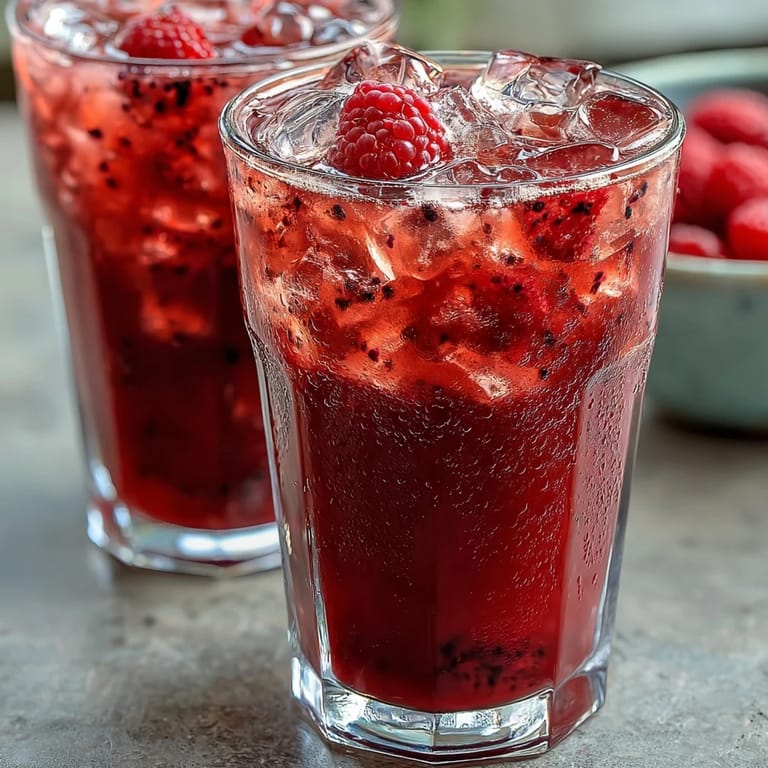Creamy, fruity dragon drink with fresh strawberries and citrus, served over ice for a cool, vegan-friendly treat.