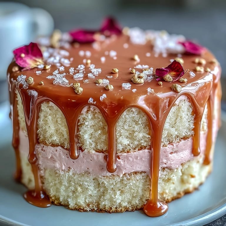 Decadent Bridal Shower Rosé Velvet Cake, featuring a moist crumb and rich frosting.